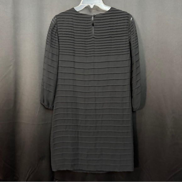 Calvin Klein Women’s Size 6 Black Knee Length Cocktail Shift Dress 3/4 Sleeves - Picture 5 of 8